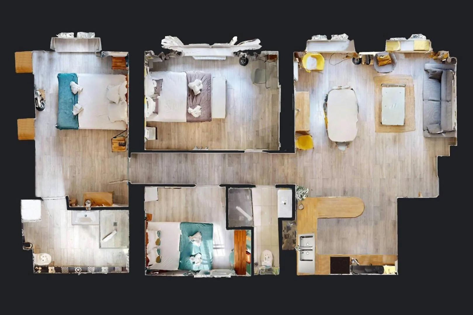 215 Suite Esprit Nature - Superb Apartment 파리 0*,